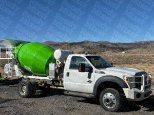 3 Yard Concrete Mixer on Skid Rails