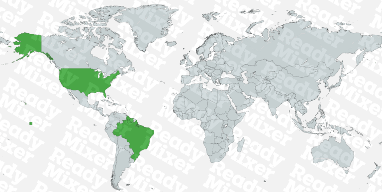 Ready Mixer Distributor Map Chart