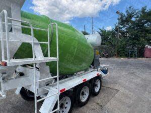 3 Yard Batch Plant Trailer Backside View